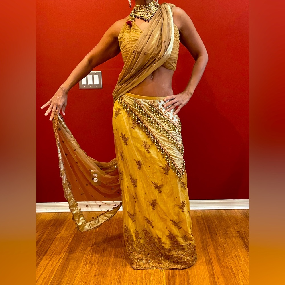 Custom made lehenga with adjustable blouse